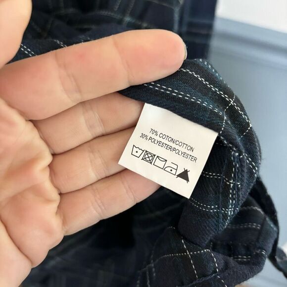 Rue Saint-Patrick Montreal Long Sleeve Button Down Pocket Flannel Shirt XXL - Picture 3 of 4